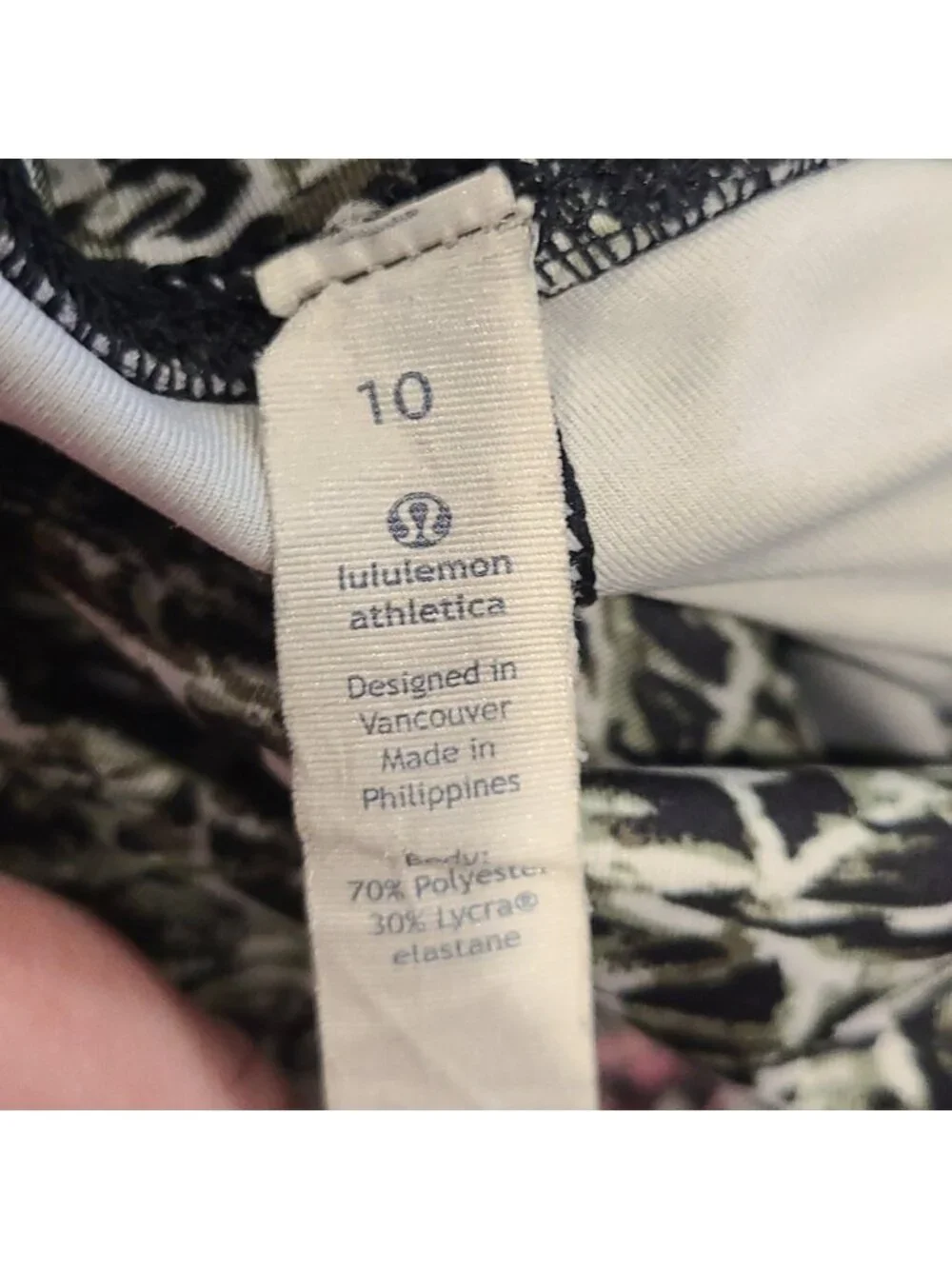 Lululemon Wunder Under Crop Full-On Luxtreme Mini Ripple Desert Olive